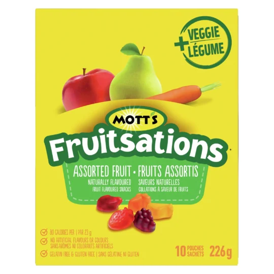 Fruits assortis Mott's Fruitsations