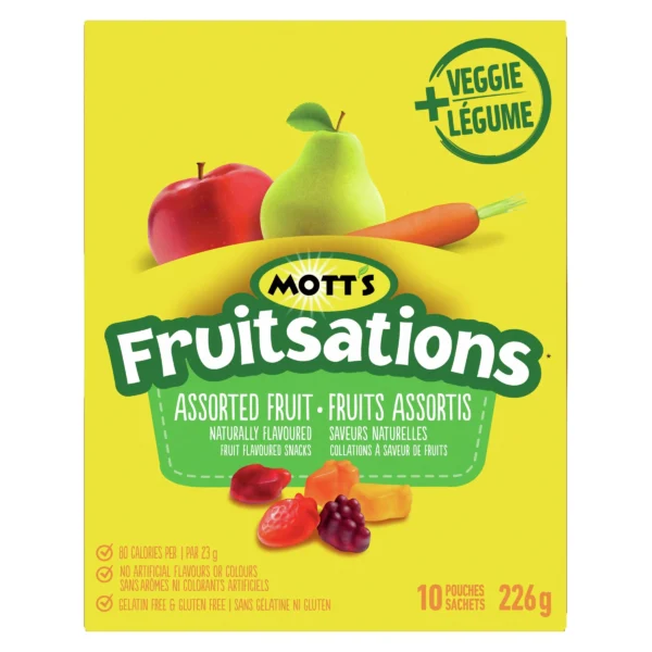 Fruits assortis Mott's Fruitsations