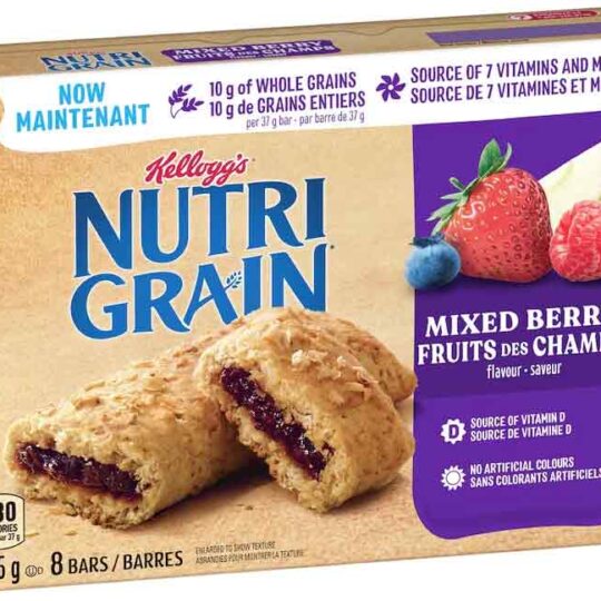 Barres Kellogg's Nutrigrain – Fruits des champs