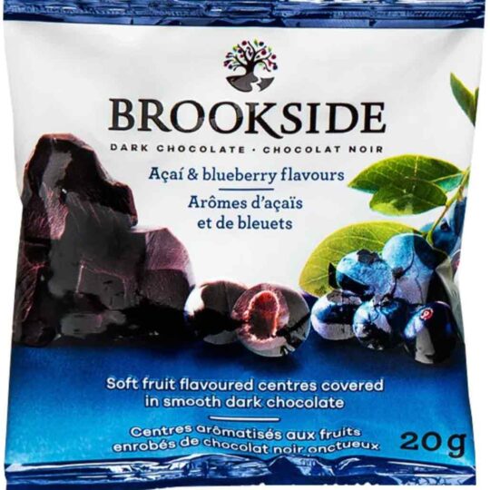 Chocolat noir Brookside – Arômes d'açaïs et de bleuets