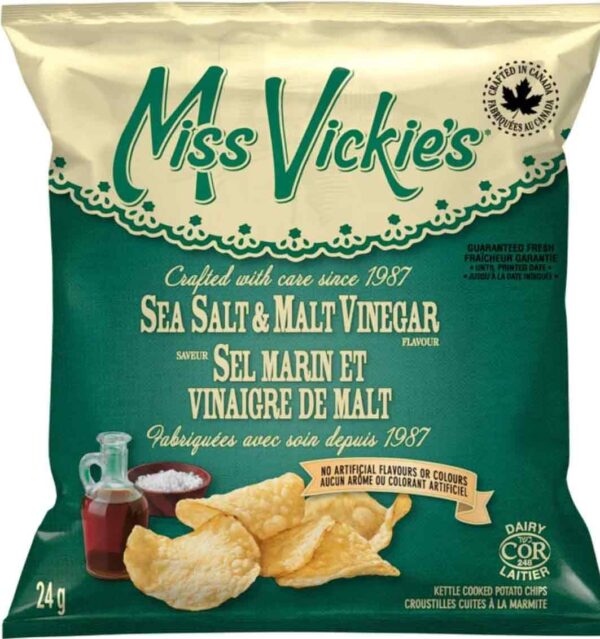 Miss Vickie's – Sel marin et vinaigre de malt