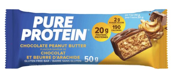 Barres protéinées Pure – Chocolat au beurre d'arachide